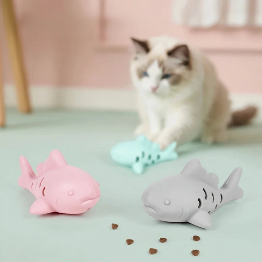 1pc Interactive Cat & Dog Toy - Durable Bite-Resistant Design, Hiding Food & Grinding Teeth Entertainment for Small Pets - Mur&Moi