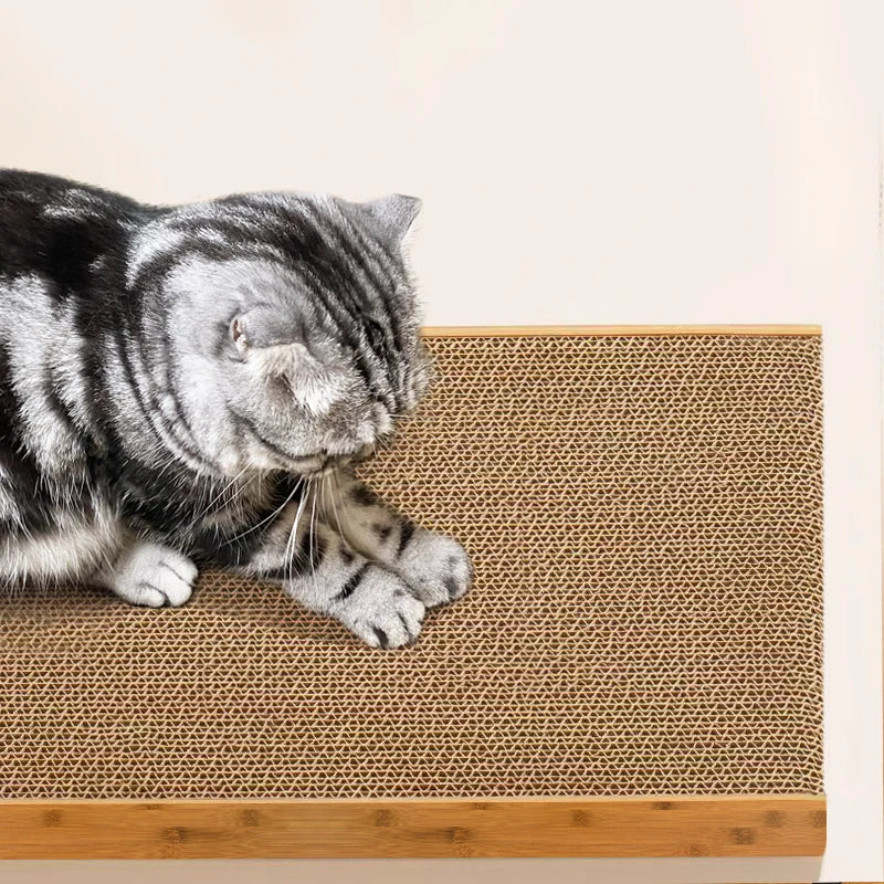 Cat scratching board vertical scratching post duarable cat scratcher high quality Corrugated cardboard Cat Scratching pad - Mur&Moi