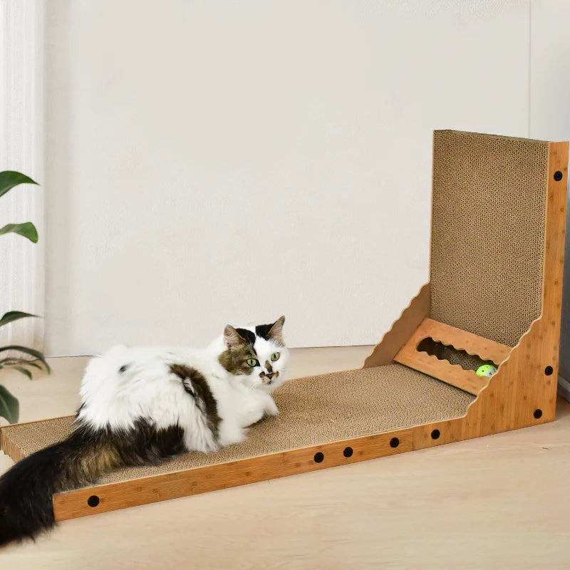 Cat scratching board vertical scratching post duarable cat scratcher high quality Corrugated cardboard Cat Scratching pad - Mur&Moi
