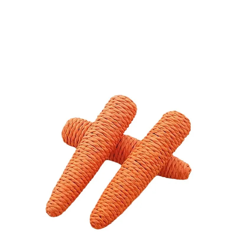 Cat Toys Sound Carrot Cuddle cat stick since fun fun cat teething stick anti-bite cat scratch board pet supplies - Mur&Moi