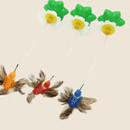 Electric Flying Bird Teasing Stick Automatically Spins Around Hummingbird, Cat Self Hi Toy - Mur&Moi