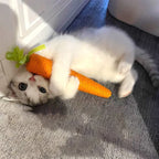 Cat Toys Sound Carrot Cuddle cat stick since fun fun cat teething stick anti-bite cat scratch board pet supplies - Mur&Moi
