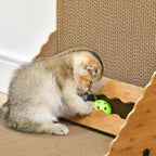 Cat scratching board vertical scratching post duarable cat scratcher high quality Corrugated cardboard Cat Scratching pad - Mur&Moi