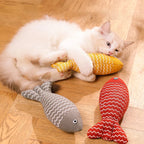 Cat Toys Fish Interactive Cat Toy Cat Chew Toy Simulation Fish Cat Pillow Kitten Exercise Kicker Toys for Indoor Cats Kitty Kit - Mur&Moi