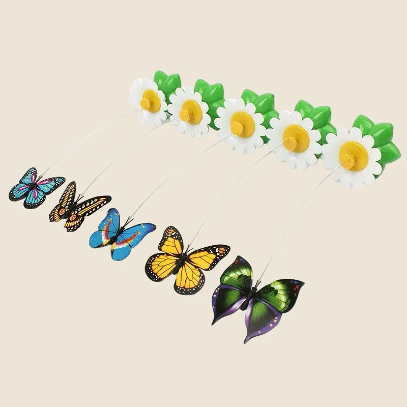 Electric Flying Bird Teasing Stick Automatically Spins Around Hummingbird, Cat Self Hi Toy - Felismart