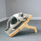 Wooden Cat Scratcher Scraper Detachable Lounge Bed 3 In 1 Scratching Post for Cats Training Grinding Claw Toys Cat Scratch Board - Mur&Moi