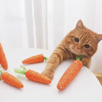 Cat Toys Sound Carrot Cuddle cat stick since fun fun cat teething stick anti-bite cat scratch board pet supplies - Mur&Moi