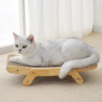 Wooden Cat Scratcher Scraper Detachable Lounge Bed 3 In 1 Scratching Post for Cats Training Grinding Claw Toys Cat Scratch Board - Mur&Moi